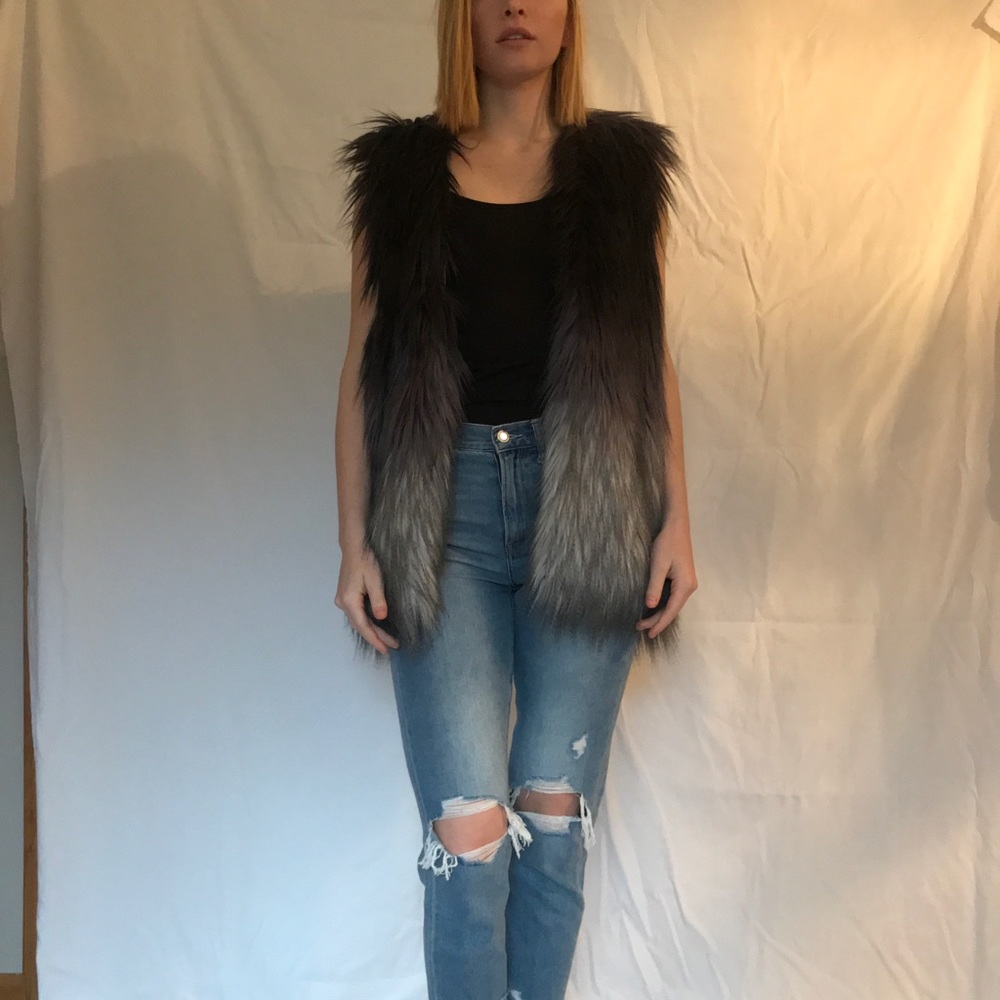 Feathered vest